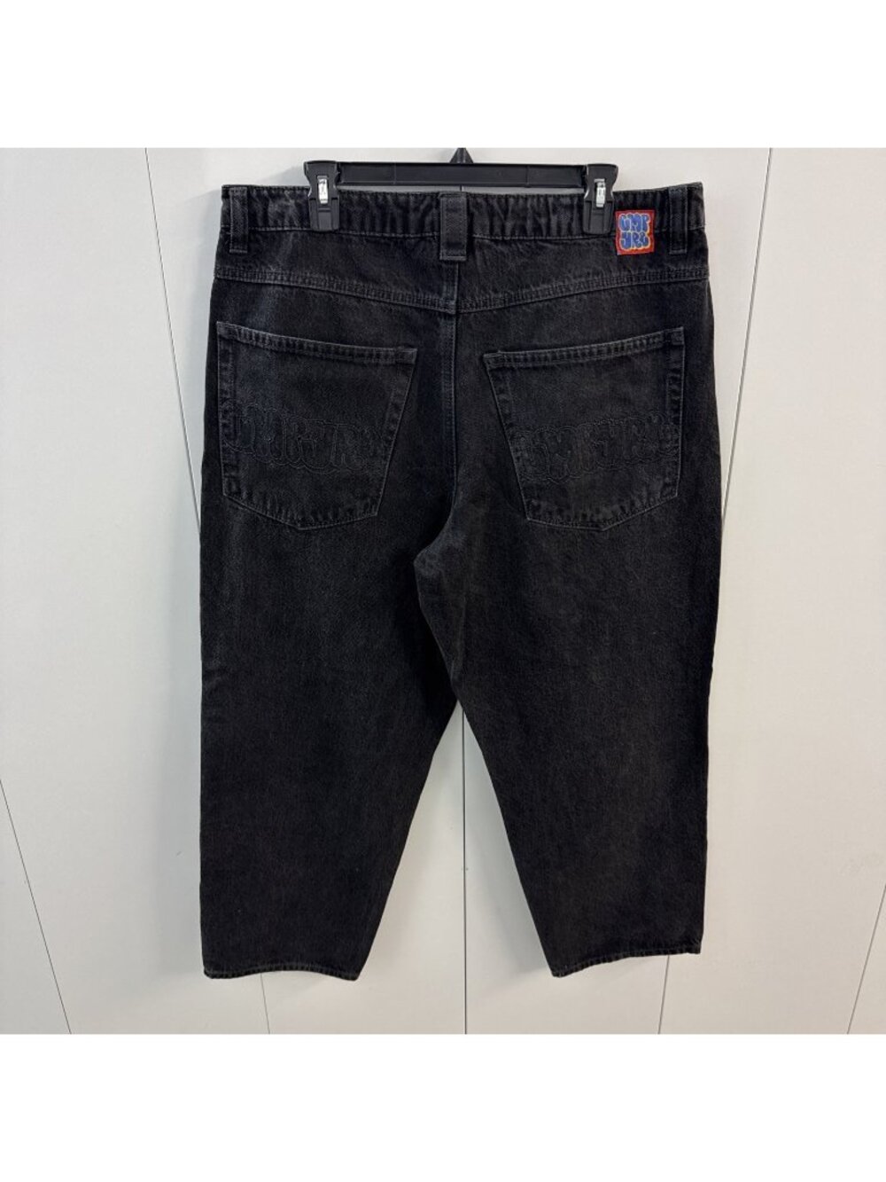 Empyre Men’s Black‎ Baggy Jeans, Size 34, Skater Jeans Drawstring